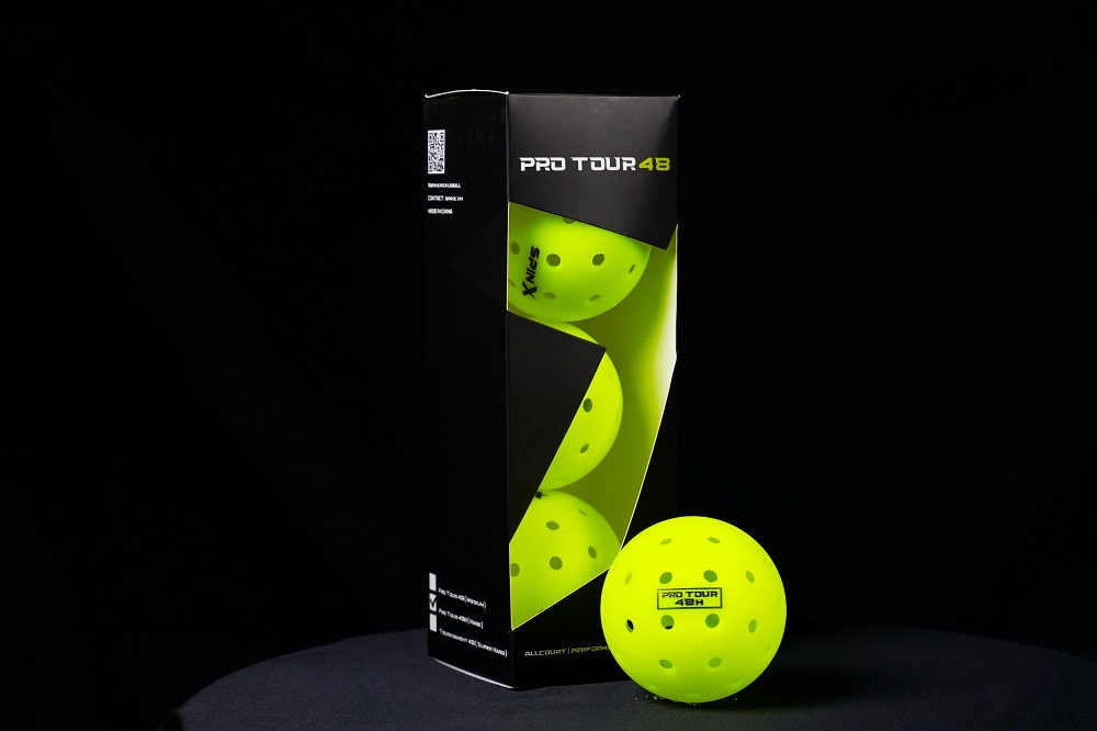 Quả Bóng Pickleball SpinX Pro Tour 48H Chính Hãng - 48 Lỗ - Bền - Đường Bay Ổn Định - Kiểm Soát - Cảm Giác Đánh Chắc Tay